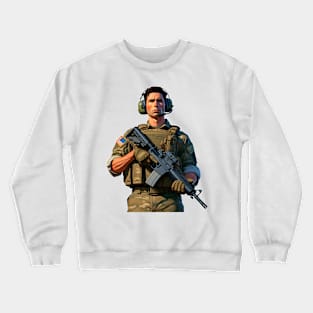 Tactical Man Crewneck Sweatshirt